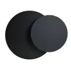 Emibig Applique Murale Cercle Acier Noir | Convient pour 1x G9 - Max 8W