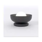 Emibig Lampe De Chevet Ozzy Acier Noir | Convient pour 1x G9 - Max 8W