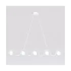 Emibig Suspension Luminaire Sinus Acier Blanc | Convient pour 5x G9 - Max 8W