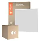 Lot 4x Ledvance Panneau LED Compact Aluminium Blanc 33W 3630lm - 840 Blanc Froid | 60x60cm - UGR < 19