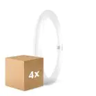 Lot 4x Osram Tube LED T9 Circulaire (EM/Direct 230V) 18.3W 2200lm - 840 Blanc Froid | Équivalent 32W