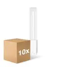 Lot 10x Ledvance Dulux-L LED 8W - 840 Blanc Froid | 4-Pins - Équivalent 18W