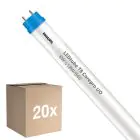 Lot 20x Philips Tube LED T8 CorePro (EM/Direct 230V) High Output 8W 900lm - 840 Blanc Froid | 60cm - Équivalent 18W