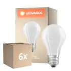 Lot 6x Osram Classic LED E27 Poire Filament Dépolie 11W 1521lm - 840 Blanc Froid | Dimmable - Équivalent 100W