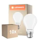 Lot 10x Ledvance Classic LED B22 Poire Dépolie 5.9W 806lm - 827 Blanc Très Chaud | Équivalent 60W