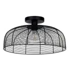 Eglo Plafonnier Rinroe Acier Noir Cuivre | Convient pour E27