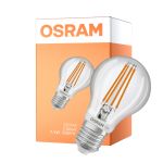 Osram Classic LED E27 Peer Filament Helder 7.3W 806lm - 827 Zeer Warm Wit | Bewegings- En Lichtsensor - Vervangt 60W