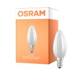 Osram LED Classic E14 Kaars Filament Mat 2.2W 470lm - 827 Zeer Warm Wit | Vervangt 40W