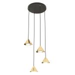 Emibig Hanglamp Elit Staal Goud | Geschikt voor 4x GX53 - Max 10W