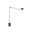 Emibig Hanglamp Traker Staal Zwart | Geschikt voor 1x GU10 - Max 10W