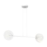 Emibig Hanglamp Xotic Staal Wit | Geschikt voor 2x E27 - Max 15W