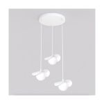 Emibig Hanglamp Ritual Staal Wit | Geschikt voor 3x G9 - Max 8W