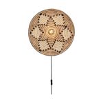 Good&Mojo Wandlamp Andros Natural/Wit | Geschikt voor 1x E27 