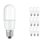 Voordeelpak 10x Osram CLASSIC LED E27 Lineair Mat 9W 1050lm - 840 Koel Wit | Vervangt 75W