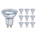 Voordeelpak 10x Osram Performance LED Spot Reflector GU10 PAR16 4.3W 350lm 120D - 827 Zeer Warm Wit | Vervangt 30W