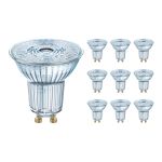 Voordeelpak 10x Osram Performance LED Spot Reflector GU10 PAR16 4.5W 350lm 36D - 940 Koel Wit | Beste Kleurweergave - Dimbaar - Vervangt 50W