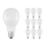 Voordeelpak 10x Osram CLASSIC LED E27 Peer Mat 19W 2452lm - 827 Zeer Warm Wit | Vervangt 150W