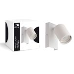 D'Lite Wandlamp Prisma Metaal Wit | IP20 - Geschikt voor 1x GU10