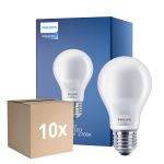 Voordeelpak 10x Philips Classic LED Lamp E27 Peer Mat 4.5W 470lm - 827 Zeer Warm Wit | Vervangt 40W