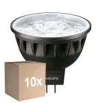 Voordeelpak 10x Philips Master LED Spot GU5.3 MR16 6.7W 460lm 24D - 940 Koel Wit | Beste Kleurweergave - Dimbaar - Vervangt 35W