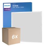 Voordeelpak 6x Philips LED Paneel Ledinaire RC065B 28W 3400lm - 865 Daglicht | 60x60cm - UGR <22