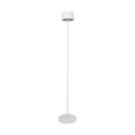 Eglo Vloerlamp Roccanova-L Staal Wit 2W 270lm - 830 Warm Wit | IP44 - Touch Dimbaar - USB-C