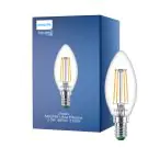Philips Master Ultra Efficient LED E14 Kaars Filament Helder 2.3W 485lm - 827 Zeer Warm Wit | Vervangt 40W