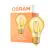 Osram Vintage 1906 LED E27 Peer Filament Goud 4W 410lm - 824 Zeer Warm Wit | Vervangt 40W