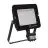 Ledvance LED Floodlight Compact Zwart 50W 4500lm 100D - 830 Warm Wit | IP65 - Symmetrisch - Bewegings- en lichtsensor