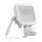 Ledvance LED Floodlight Aluminium Wit 8W 1100lm 100D - 830 Warm Wit | IP65 - Bewegings- En Lichtsensor - Symmetrisch