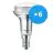 Voordeelpak 6x Philips Corepro LED Spot E14 R50 2.8W 210lm 36D - 827 Zeer Warm Wit | Vervangt 40W