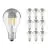 Voordeelpak 10x Osram CLASSIC LED E27 Peer Filament Helder 6.5W 650lm - 827 Zeer Warm Wit | Vervangt 50W