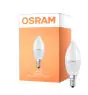 Osram LED E14 Kaars Mat 6W 470lm - 827 Zeer Warm Wit | RGBW - Dimbaar - Afstandsbediening - Vervangt 40W
