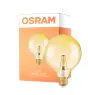 Osram Vintage 1906 LED E27 Globe Filament Goud 125mm 2.8W 200lm - 824 Zeer Warm Wit | Vervangt 25W