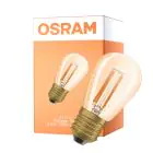 Osram Vintage 1906 LED E27 Edison Filament Goud 4.8W 360lm - 822 Zeer Warm Wit | Dimbaar - Vervangt 40W