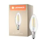 Ledvance Classic LED E14 Kaars Filament Helder 4W 470lm - 827 Zeer Warm Wit | Vervangt 40W