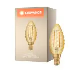 Ledvance Vintage 1906 LED E14 Kaars Goud 1.5W 120lm - 824 Zeer Warm Wit | Vervangt 12W