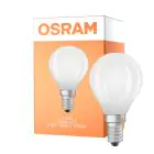 Osram LED Classic LED E14 Peer Filament Mat 3.8W 806lm - 827 Zeer Warm Wit | Vervangt 60W