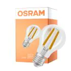 Osram Classic LED E27 Peer Filament Helder 2.2W 470lm - 840 Koel Wit | Dimbaar - Vervangt 40W