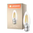 Ledvance Classic LED B22 Kaars Filament Helder 3.4W 470lm - 827 Zeer Warm Wit | Vervangt 40W