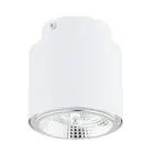 Emibig Plafondlamp Nano Staal Wit | Geschikt voor 1x GU10 (AR111) - Max 12W