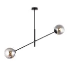 Emibig Hanglamp Lineair Staal Zwart | Geschikt voor 2x E14 - Max 10W