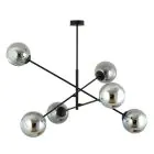 Emibig Hanglamp Lineair Staal Zwart | Geschikt voor 6x E14 - Max 10W