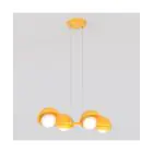 Emibig Hanglamp Boom Staal Oranje | Geschikt voor 4x G9 - Max 8W