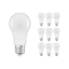 Voordeelpak 10x Osram CLASSIC LED E27 Peer Mat 8.5W 806lm - 840 Koel Wit | Vervangt 60W