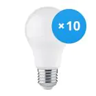Voordeelpak 10x LED Lamp E27 Peer Mat 4.9W 470lm - 830 Warm Wit | Vervangt 40W