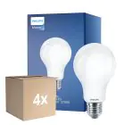 Voordeelpak 4x Philips Classic LED Lamp E27 Peer Mat 17.5W 2452lm - 827 Zeer Warm Wit | Vervangt 150W