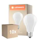 Voordeelpak 10x Ledvance Classic LED E27 Peer Filament Mat 17W 2452lm - 827 Zeer Warm Wit | Vervangt 150W