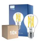 Voordeelpak 10x Philips Master LED E27 Peer Filament Helder 10.5W 1521lm - 922-927 Dim To Warm | Beste Kleurweergave - Dimbaar - Vervangt 100W