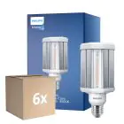 Voordeelpak 6x Philips TrueForce LED E27 HPL Helder 42W 6000lm 360D - 840 Koel Wit | Vervangt 125W